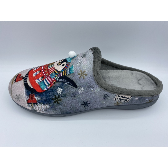 Maison de l espadrille chausson n371 gris9051601_2