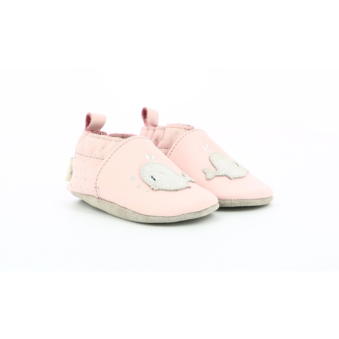 Robeez chausson pink whale rose9066601_5