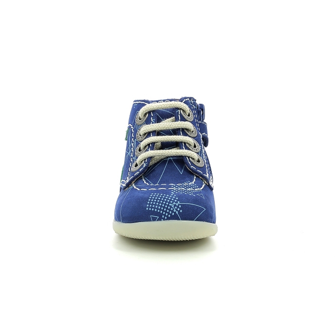 Kickers chaussure a lacets bonzip51 bleu9074701_5