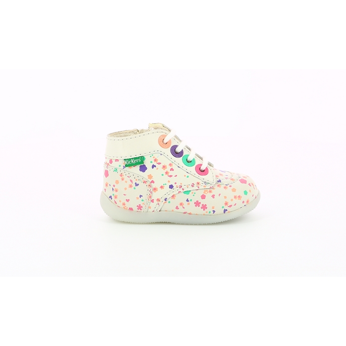 Kickers chaussure a lacets bonzip33 blanc multi9074801_2