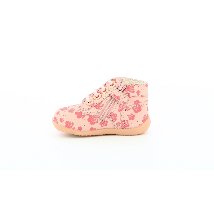 Kickers chaussure a lacets bonzip133 rose9075201_4