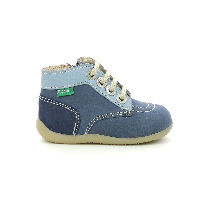 Kickers chaussure a lacets bonzip53 bleu9075301_2