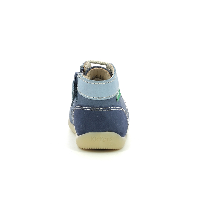 Kickers chaussure a lacets bonzip53 bleu9075301_3