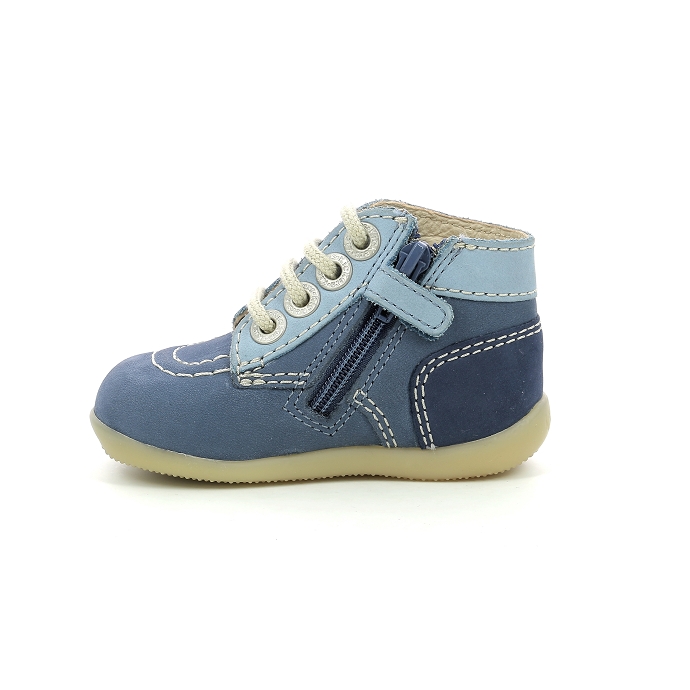 Kickers chaussure a lacets bonzip53 bleu9075301_4