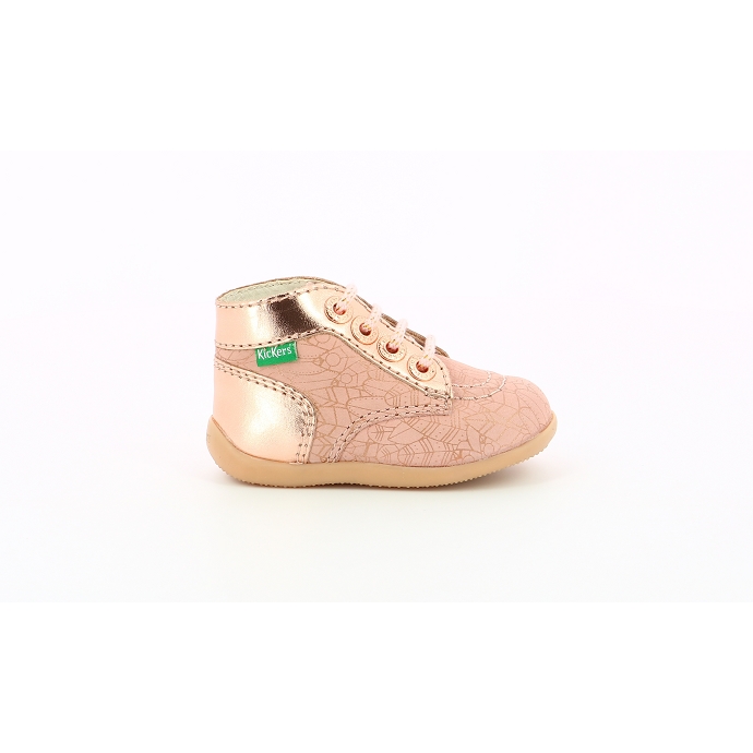 Kickers chaussure a lacets bonbon131 rose9075401_2