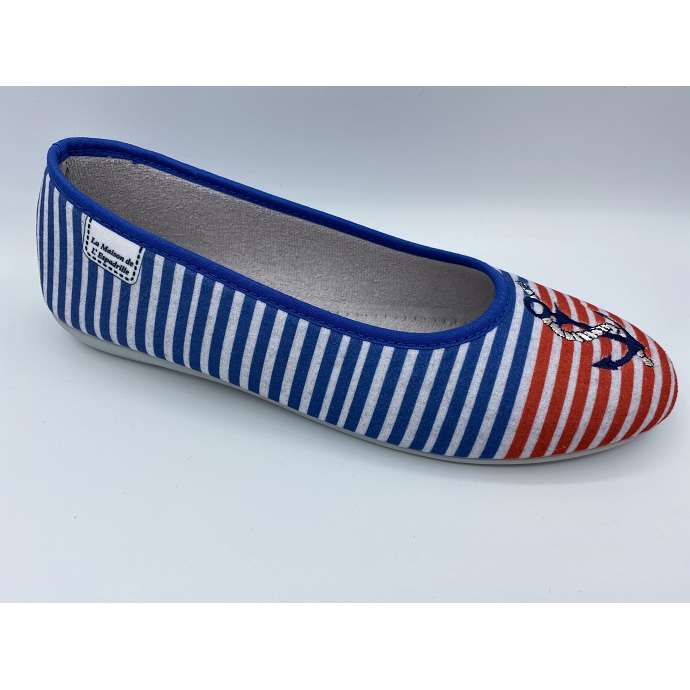 Maison de l espadrille chausson 2056 bleu