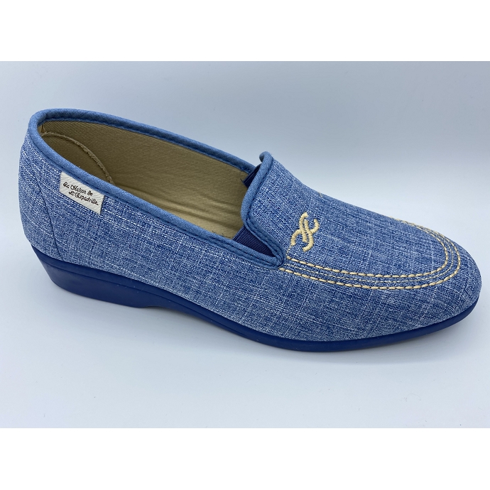 Maison de l espadrille chausson 2214 bleu