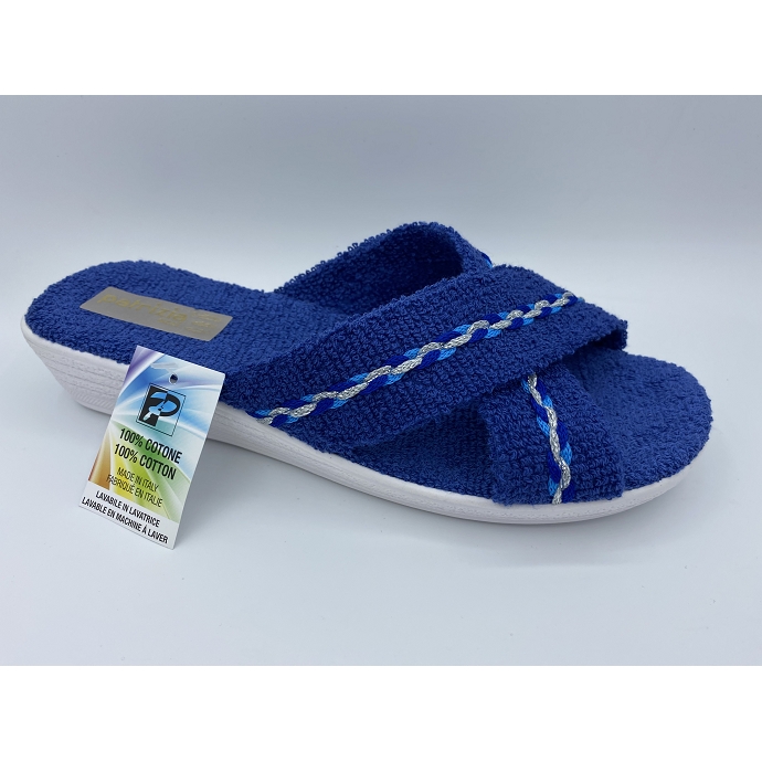 Maison de l espadrille chausson 2415 bleu