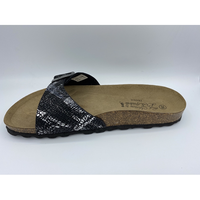 Maison de l espadrille mule 3499 noir9079301_3