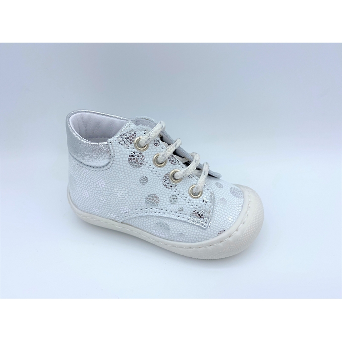 Bellamy chaussure a lacets ecri gris