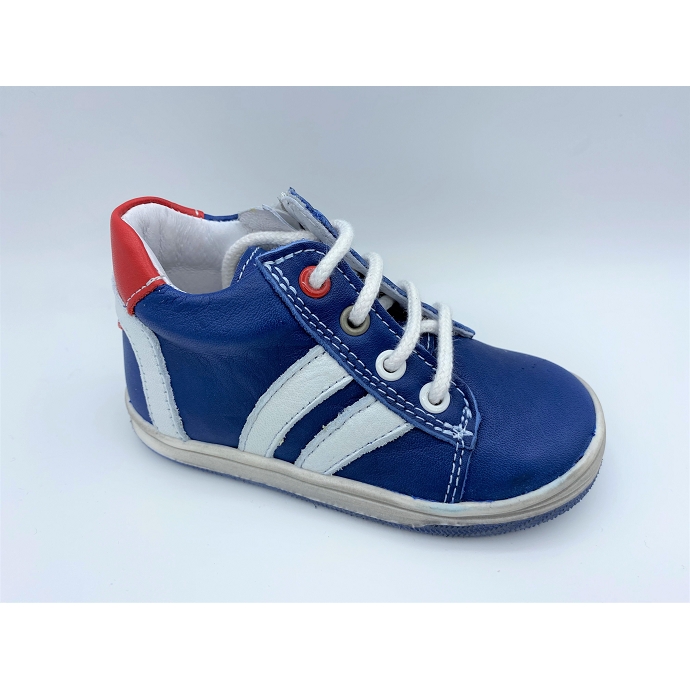 Bellamy chaussure a lacets joris bleu