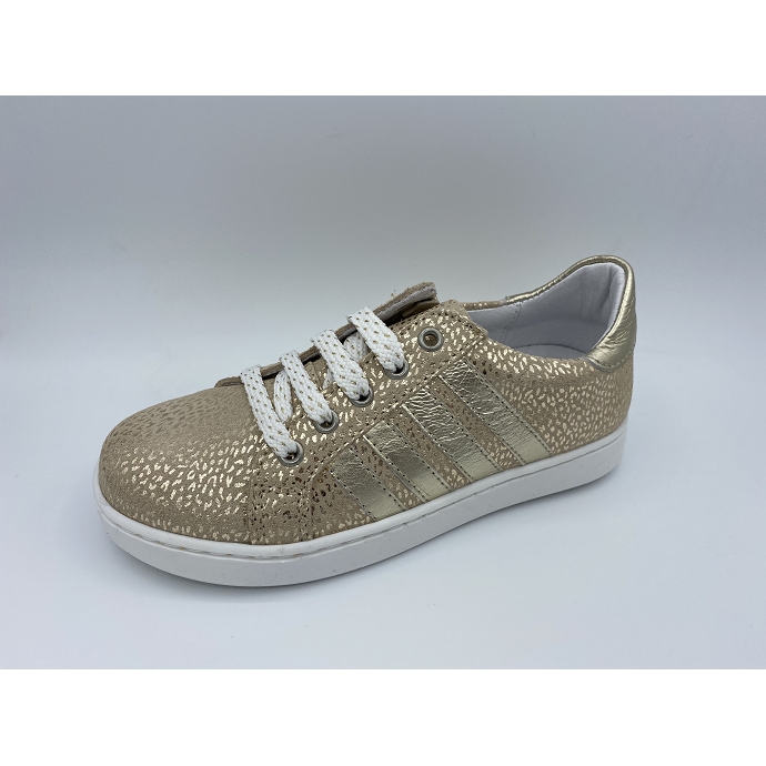 Bellamy chaussure a lacets okapi or