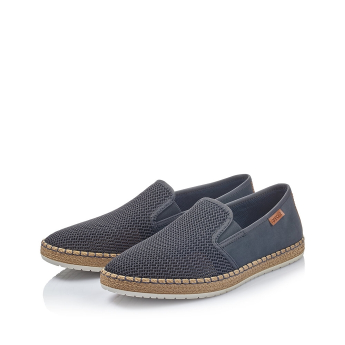 Rieker mocassin b5265.14 bleu