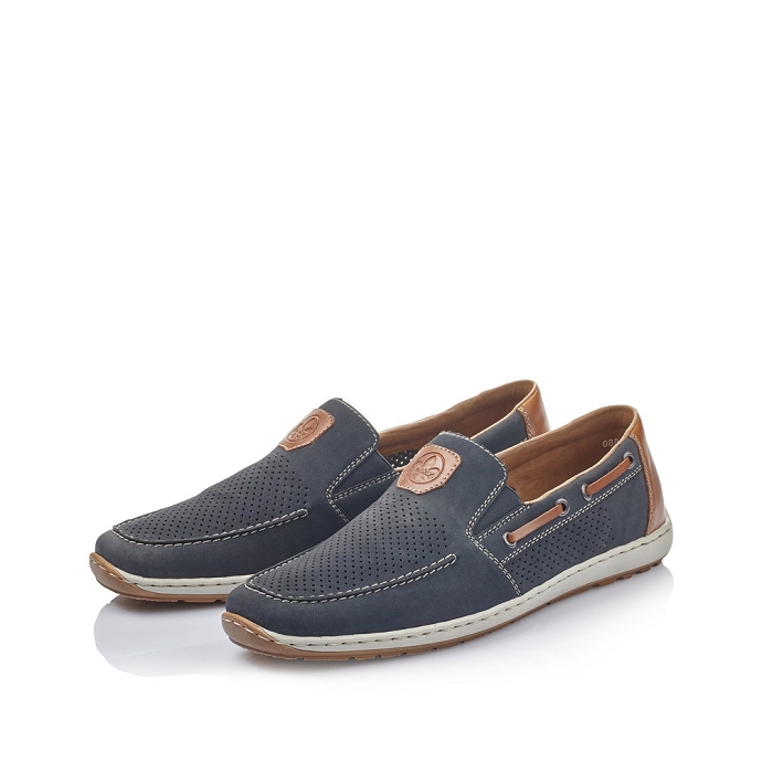 Rieker mocassin 08866.15 bleu