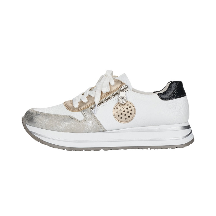 Rieker basket n3512.40 blanc multi9094801_5