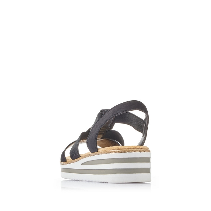 Rieker sandale v02c1.00 noir9097401_3