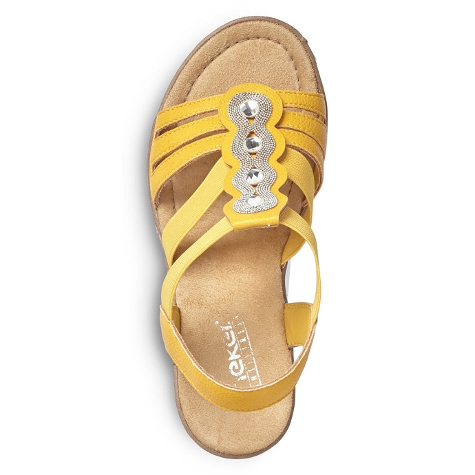 Rieker sandale v3572.68 jaune9098301_4