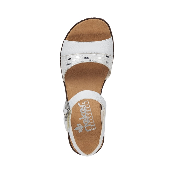Rieker sandale v3626.80 blanc9098701_4