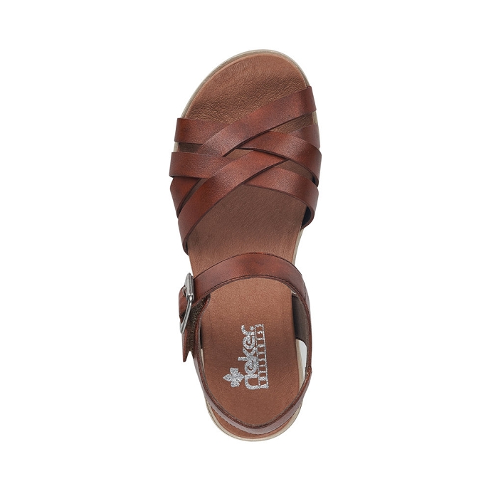 Rieker sandale v5063.24 brun9099701_4