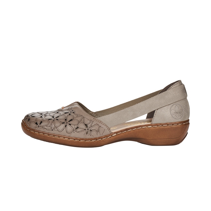 Rieker mocassin 41356.64 taupe9101201_5