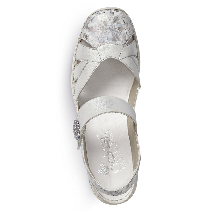 Rieker chaussure a bride 413v2.90 gris9101301_4