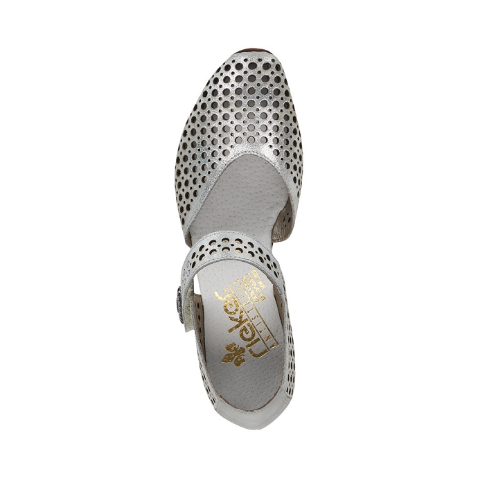 Rieker chaussure a bride 43766.90 gris9101601_4