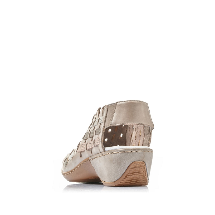 Rieker chaussure a bride 47156.43 taupe9102001_3