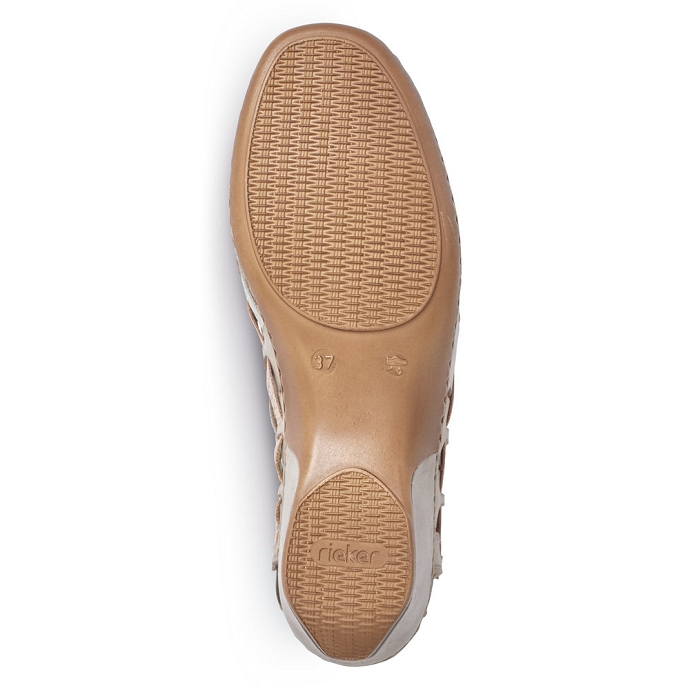 Rieker chaussure a bride 47156.43 taupe9102001_6