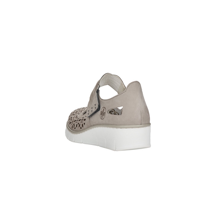 Rieker chaussure a bride 537g7.40 gris9102301_3