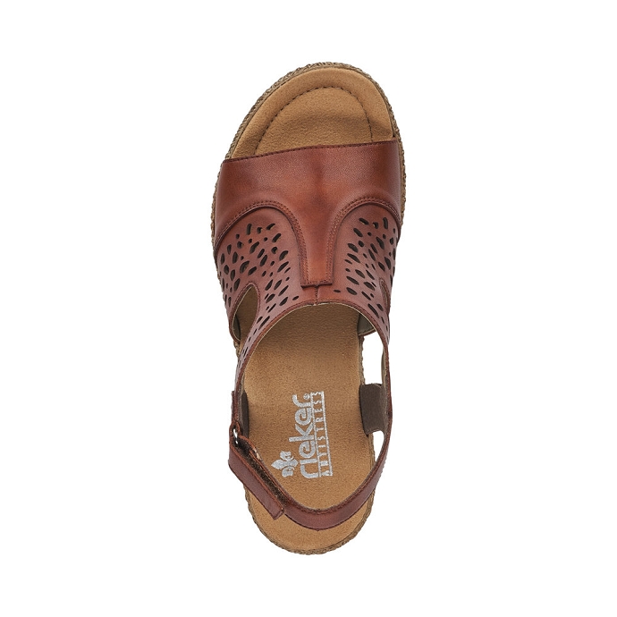 Rieker sandale 665d5.24 brun9105801_4
