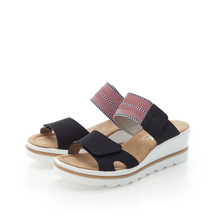 Rieker sandale 67490.14 bleu