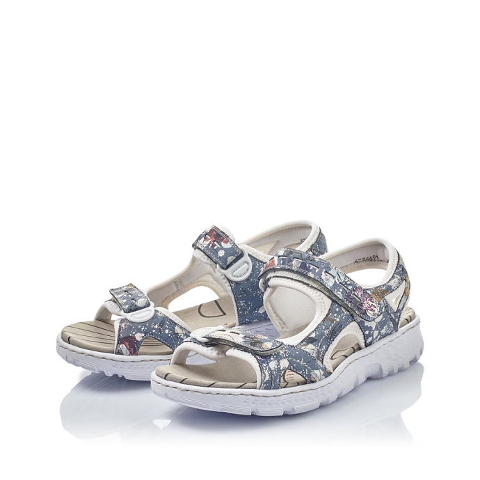 Rieker sandale 67866.91 bleu