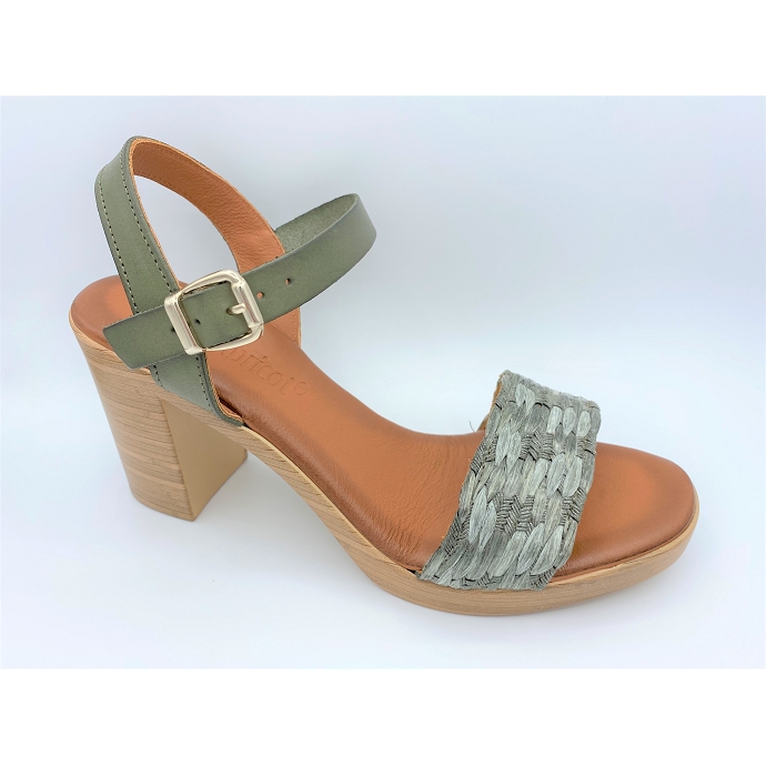 Coco et abricot sandale v1658i kaki