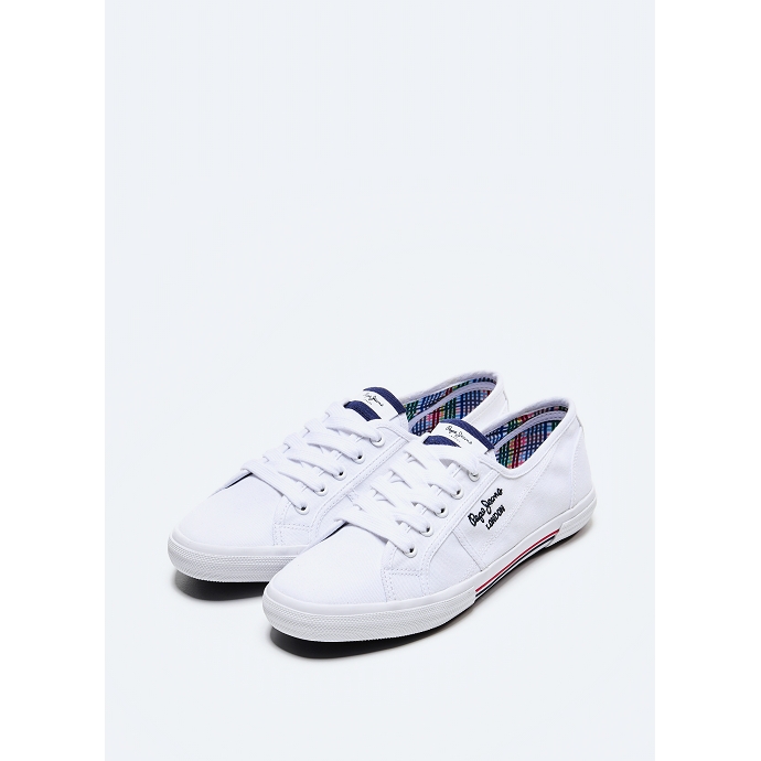 Pepe jeans basket pls31193 blanc