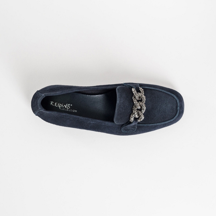 Reqins mocassin holding bleu