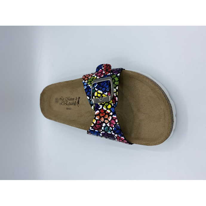 Maison de l espadrille mule 3502 noir multi9144501_4