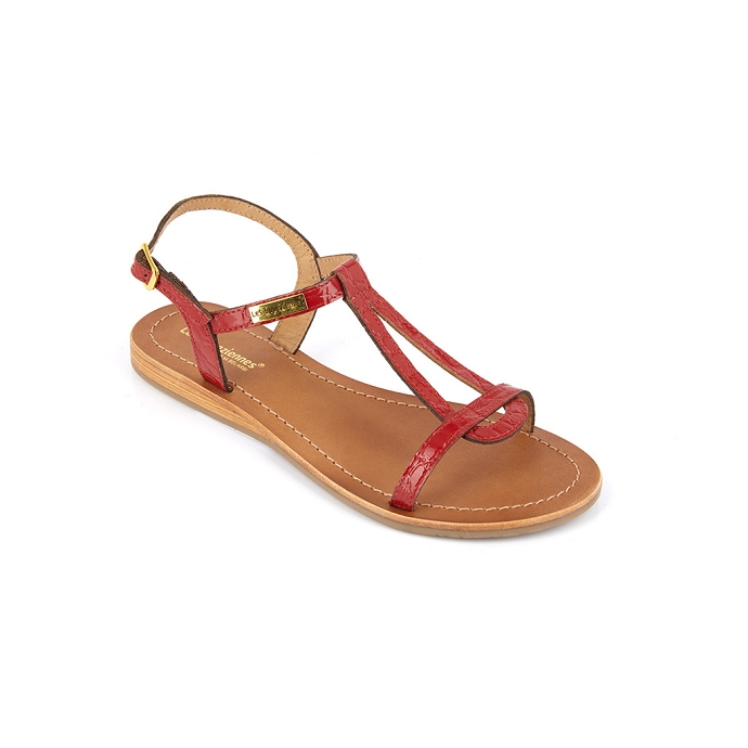 Les tropeziennes sandale hacroc rouge9150401_1