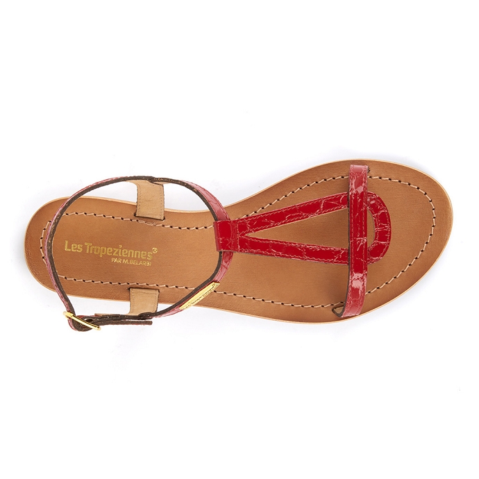 Les tropeziennes sandale hacroc rouge9150401_3