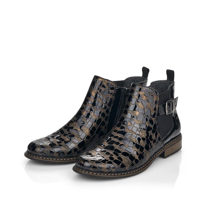 Rieker bottine z4965.90 noir