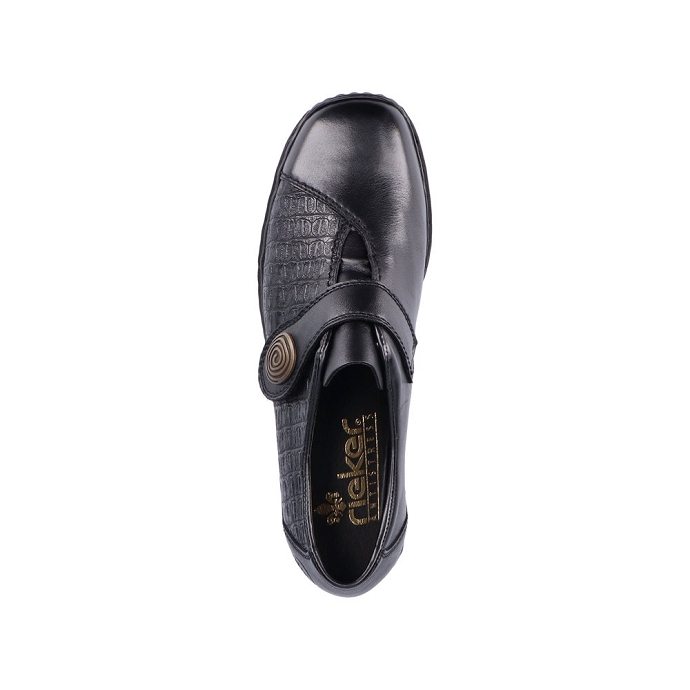 Rieker chaussure a velcro 58370.00 noir9196301_4