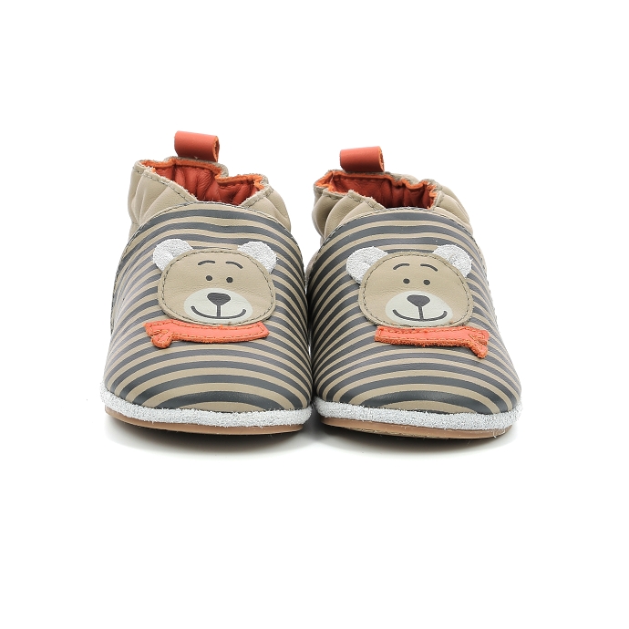 Robeez chausson bretonbear taupe