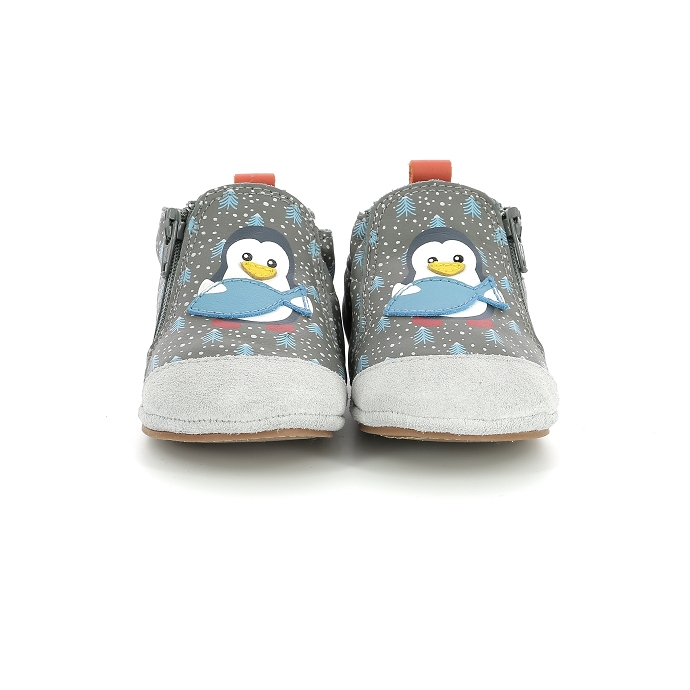 Robeez chausson bluepinguins gris