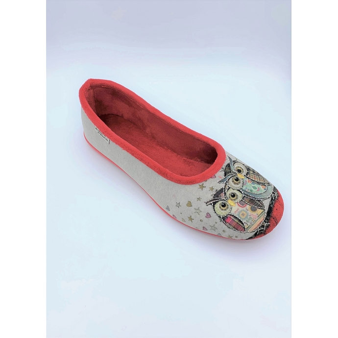 Maison de l espadrille chausson 6041.4 rouge