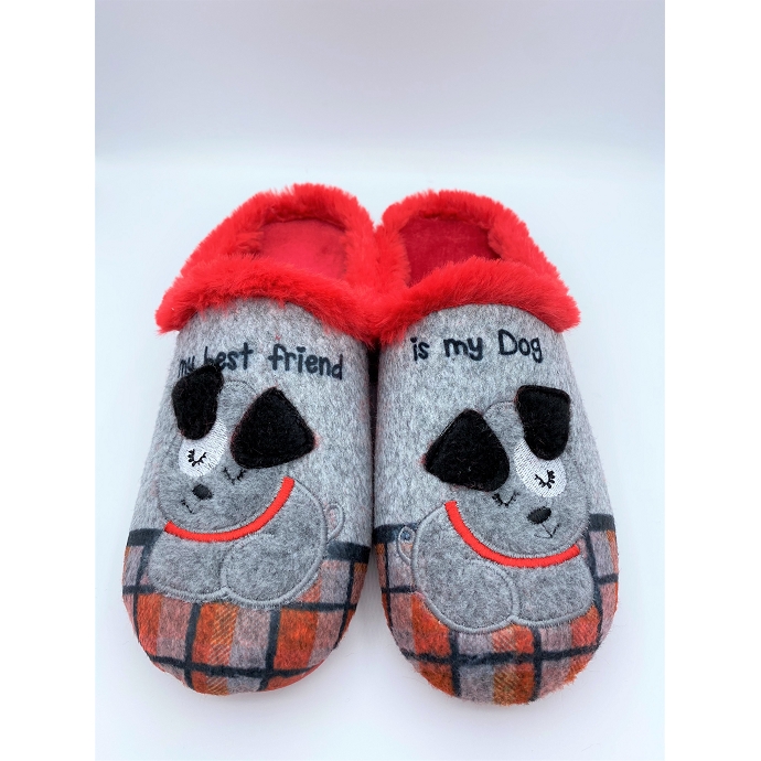 Maison de l espadrille chausson 9066.4 gris