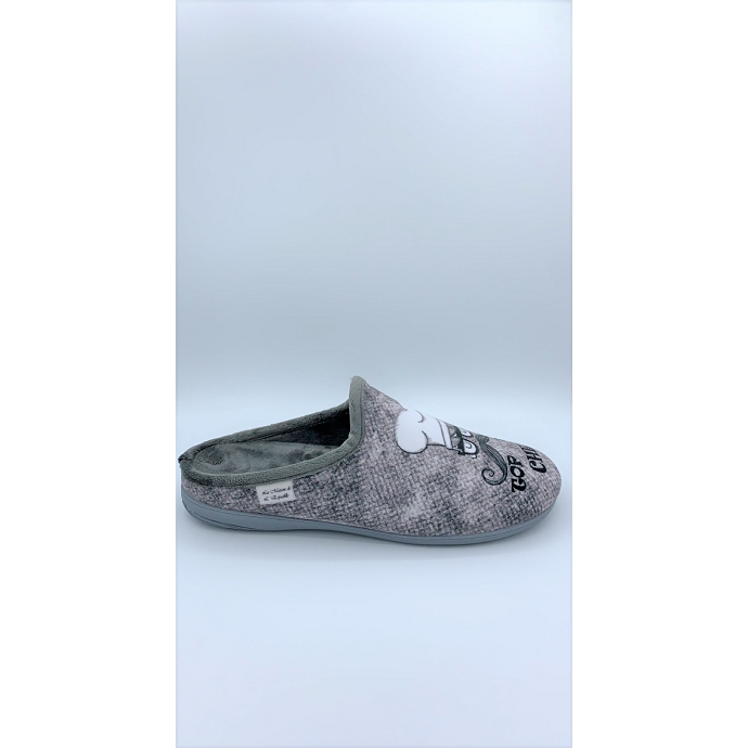 Maison de l espadrille chausson 6741.4 gris9243501_5