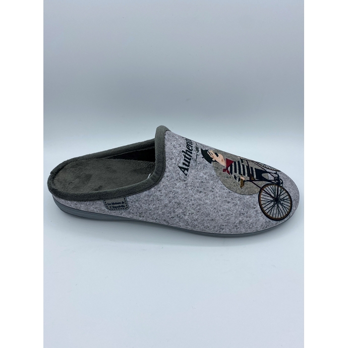 Maison de l espadrille chausson 6746.4 gris9243801_2