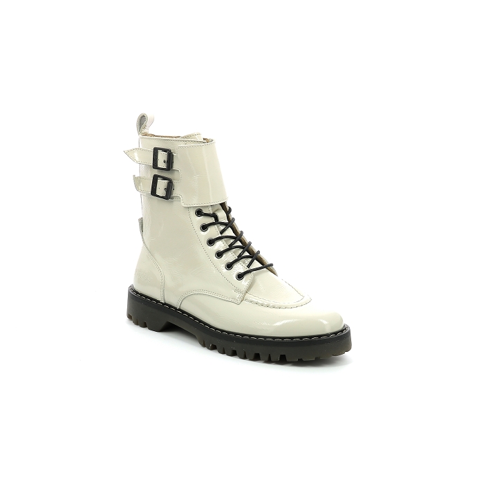 Kickers bottine deckranger blanc verni