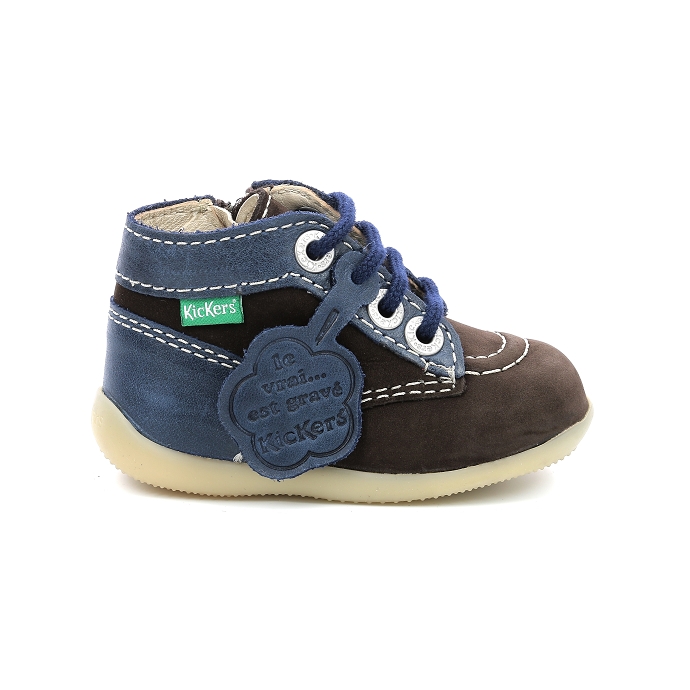 Kickers chaussure a lacets bonzip93 marine9251801_2