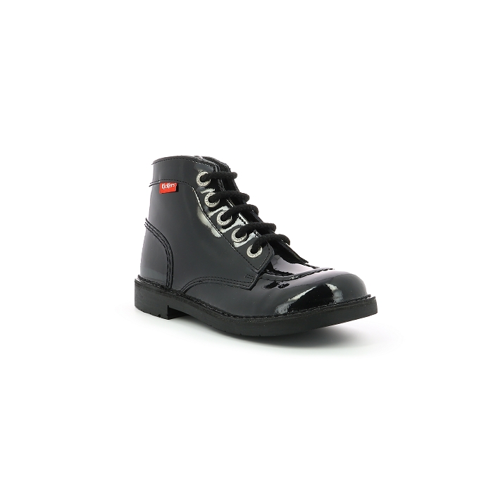 Kickers bottine kickcol noir vernis9253201_2