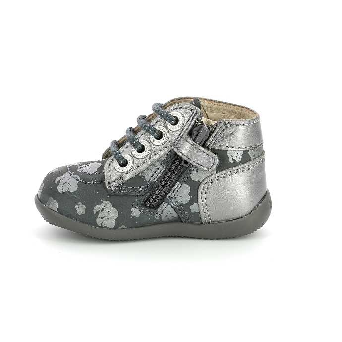 Kickers chaussure a lacets bonzip123 gris multi9254501_3